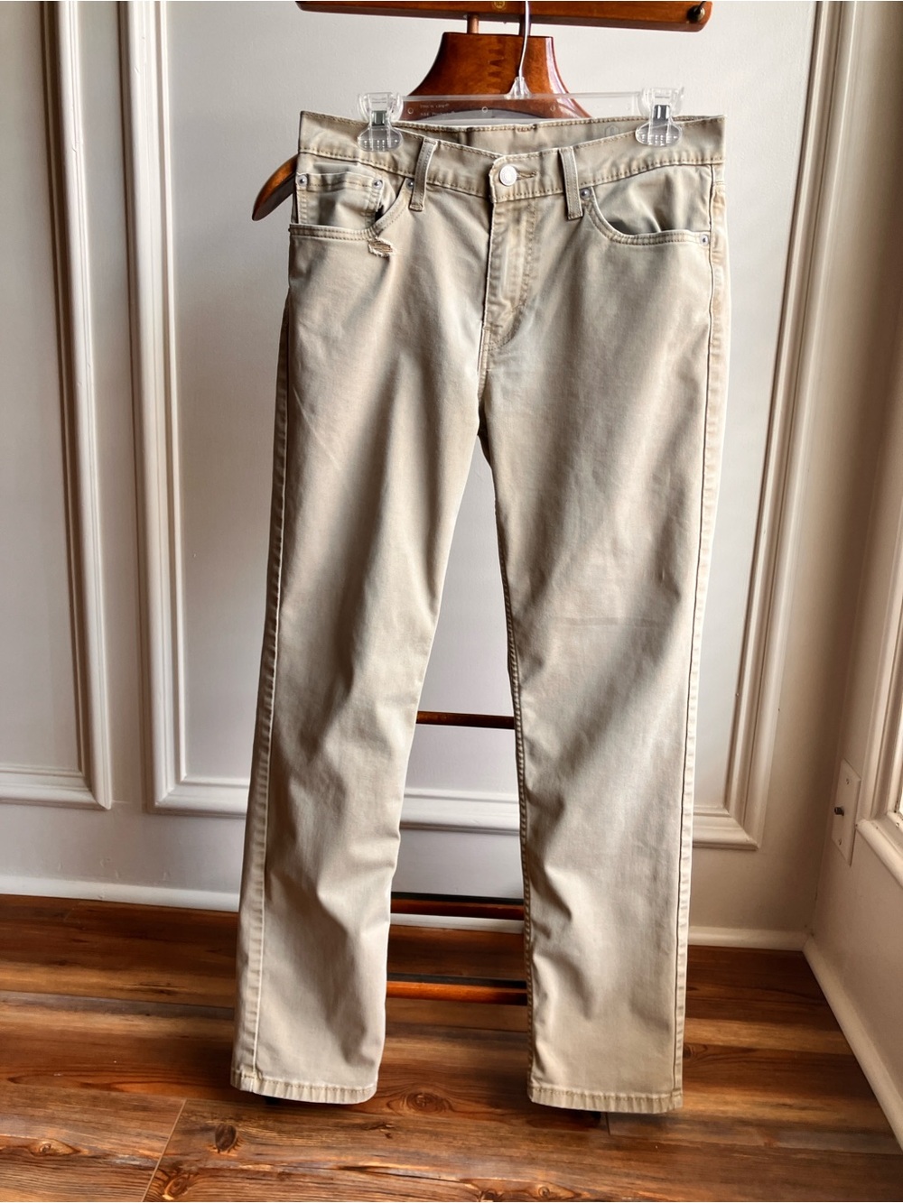 Levi’s 511 Men’s Slim Fit Jeans W32 L30 Beige Khaki Tan